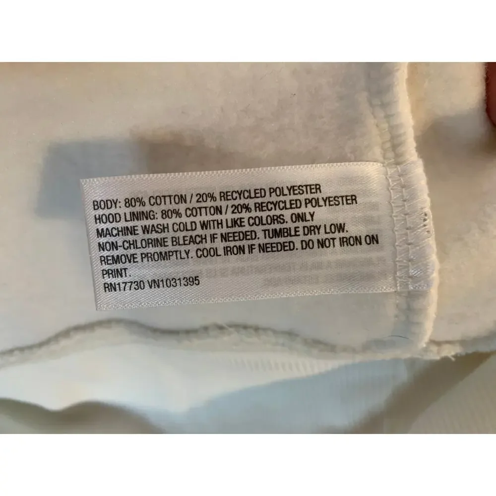 Wild Fable One Degree Hotter XXL White Hoodie 25 NEW Graduation - Picture 4 of 5